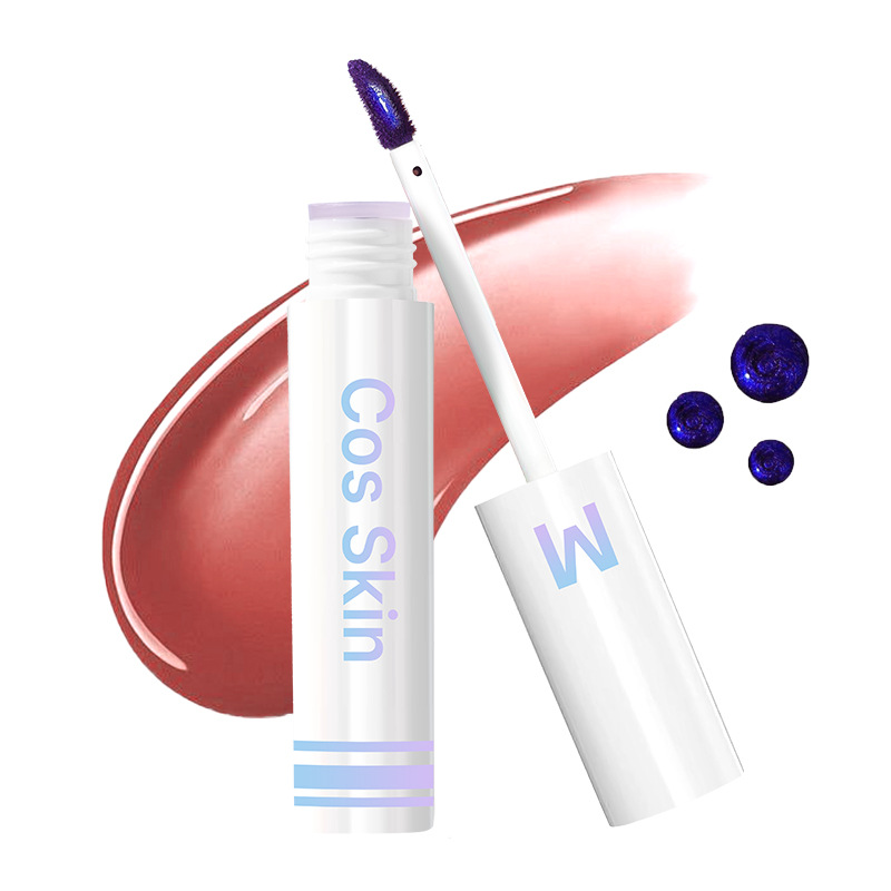 跨境专供爆款CosSkin变色唇釉 哑光染色唇彩持久防水Lip Glaze