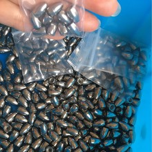 ✅钨钢子弹铅空心穿软管德州钓组腰鼓子弹钨坠 大比重 体积更