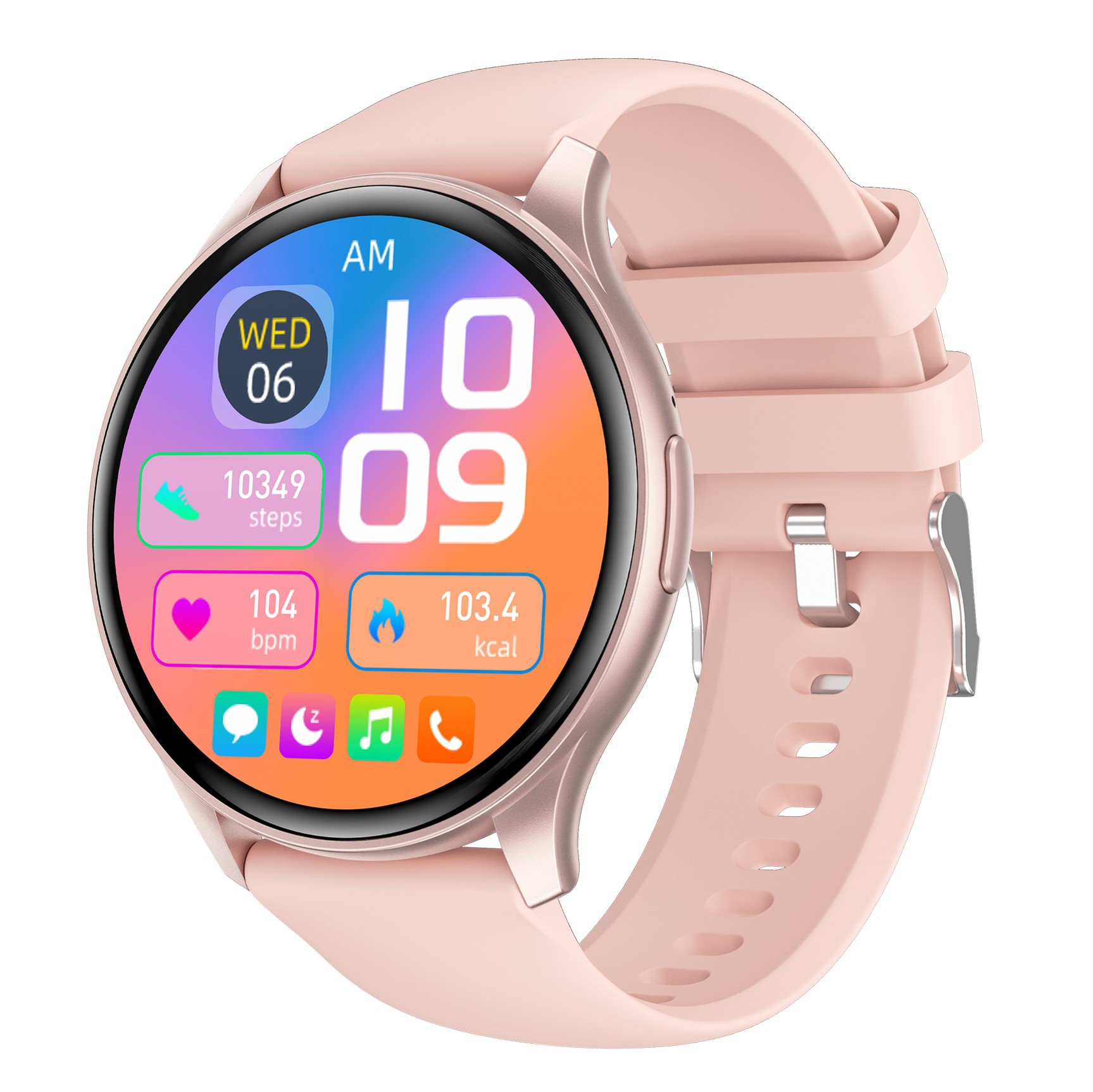 ZW60 smartwatch (Hband) 1.43-inch AMOLED screen Bluetooth call temperature and heart rate monitoring_voghion.com