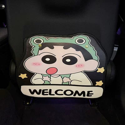 Xiaoxin Car Anti-Kick Pad Universal Rear Seat Back Anti-Dirty Protective Pad Car Rear Seat Protective Pad Anti-Wear Pad (Chair back anti-kick pad) - frog-xiaoxin-short-anti-kick-pad-1-piece