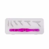 Resin rose red pole+6 new silver
