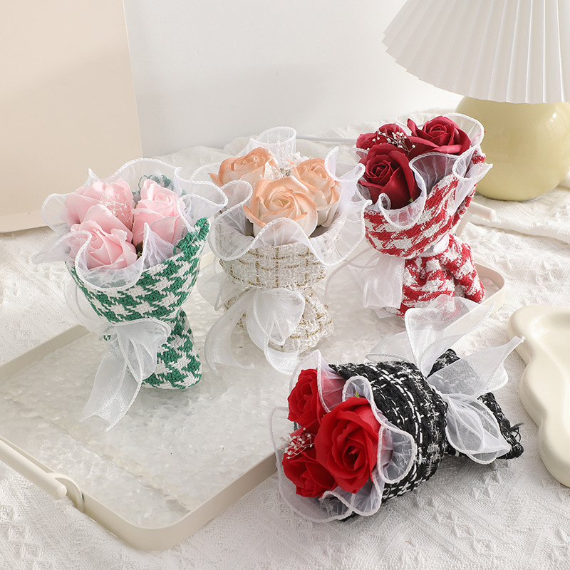 Valentine'S Day New Year Father'S Day Cute Flower Dried Flower Soap Flower Artificial Flowers display picture 1