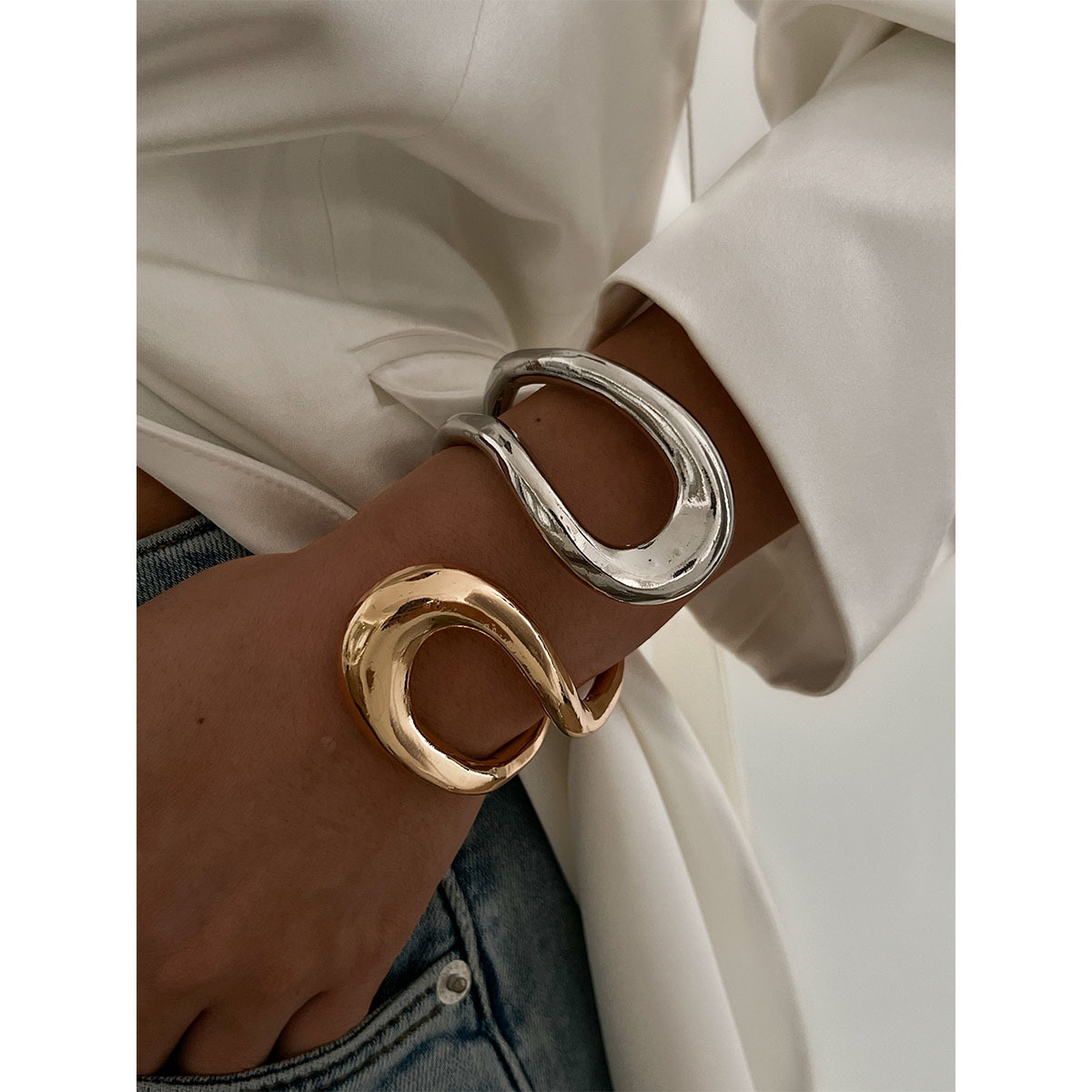 98g Weight Choker, Necklace, Jewelry Set Classification 1 Piece Quantity Daily, Tea Party Occasion Alloy, Metal Material Irregular, Geometric Pattern Women's Gender Retro, Exaggerated, Simple Style, Classic Style Style 1 Piece Irregular Geometric Choker Necklace Jewelry Set Alloy Metal Women's Retro Exaggerated Simple Style Choker Necklace Jewelry Set 12
