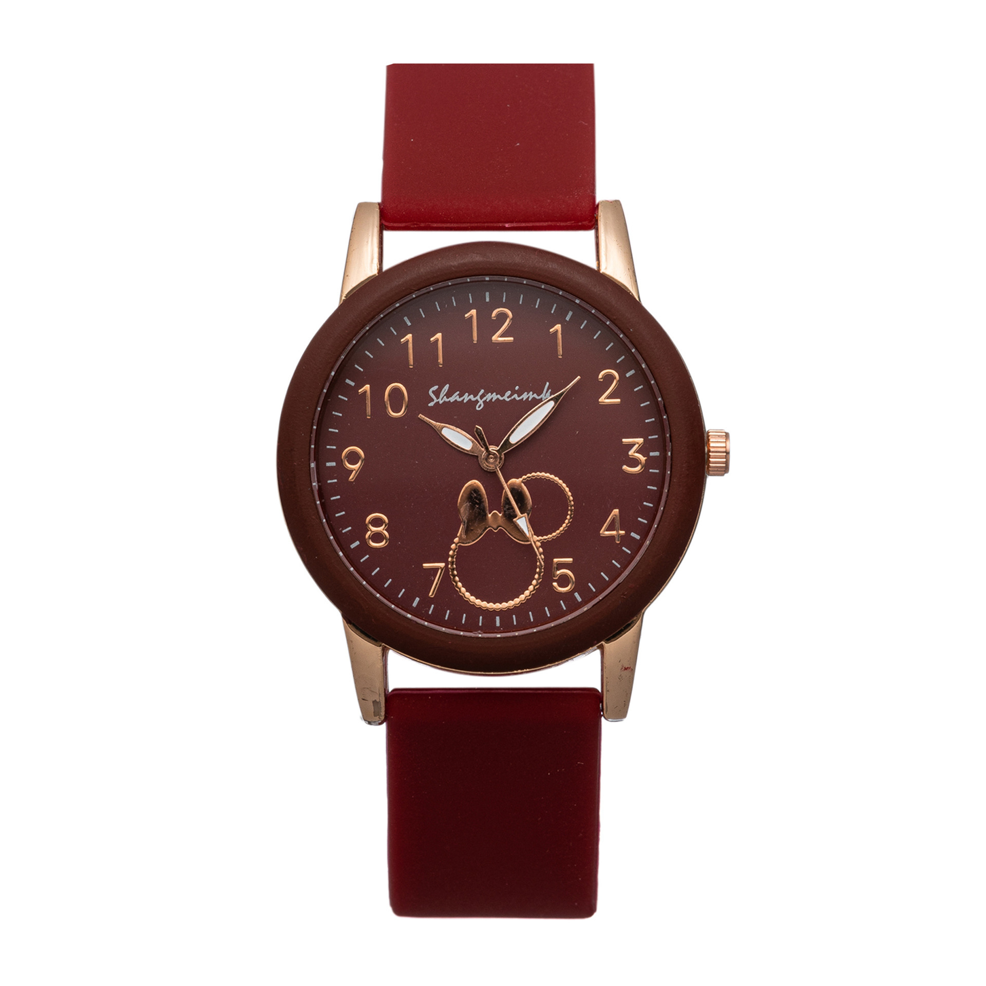 Nuevo patrón de conejo transfronterizo para niños, silicona, fresco, reloj de cuarzo electrónico para estudiantes, fábrica de moda simple al por mayor