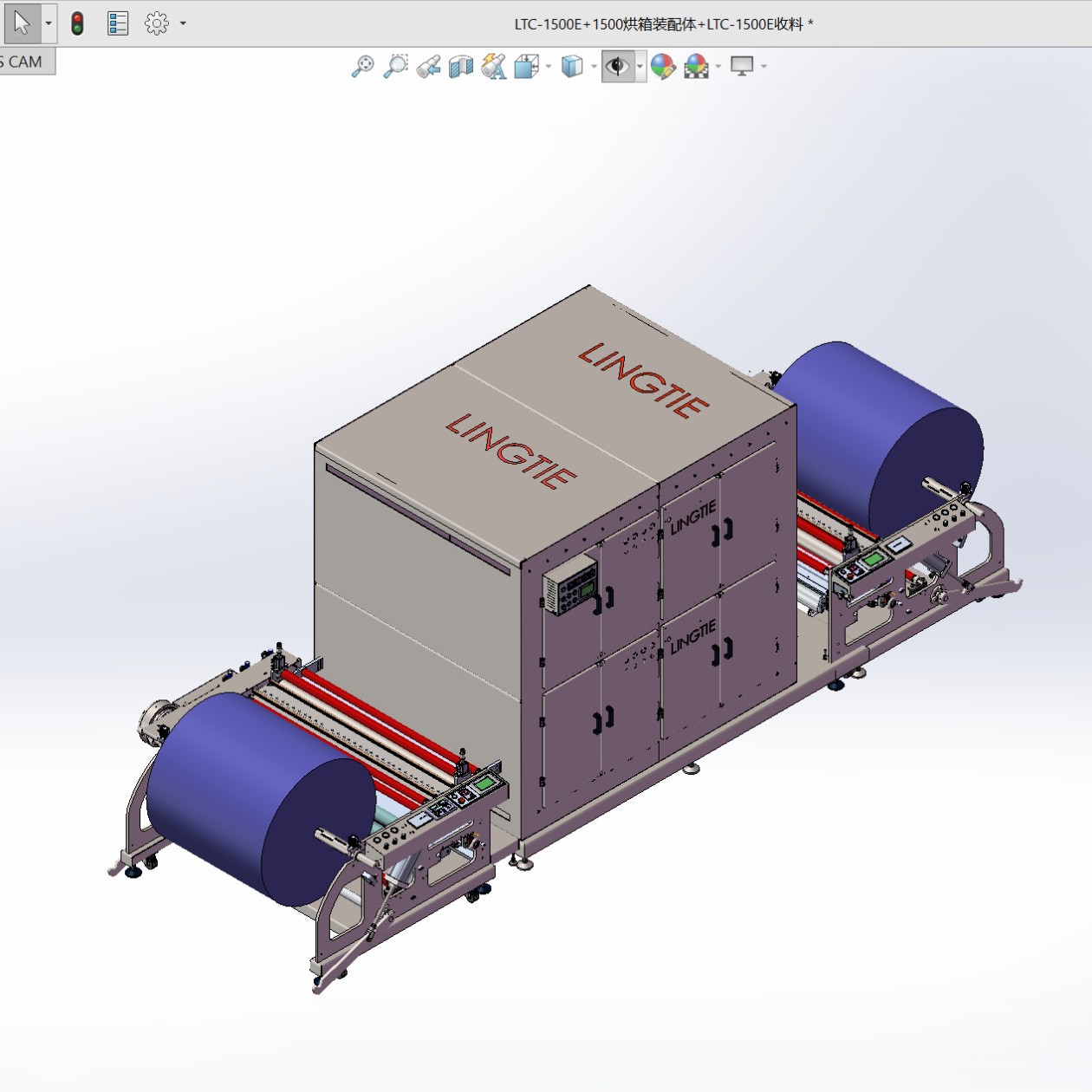预缩专用烘箱 超宽型烘箱 内循环60-80米 LTB-1500 宽度350-1500m