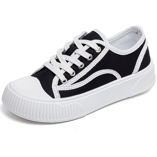 Cotton Shoes for Women 2024 New Spring and Autumn Style Versatile Platform Shoes with Thick Soles Casual Cotton Shoes One-time Delivery