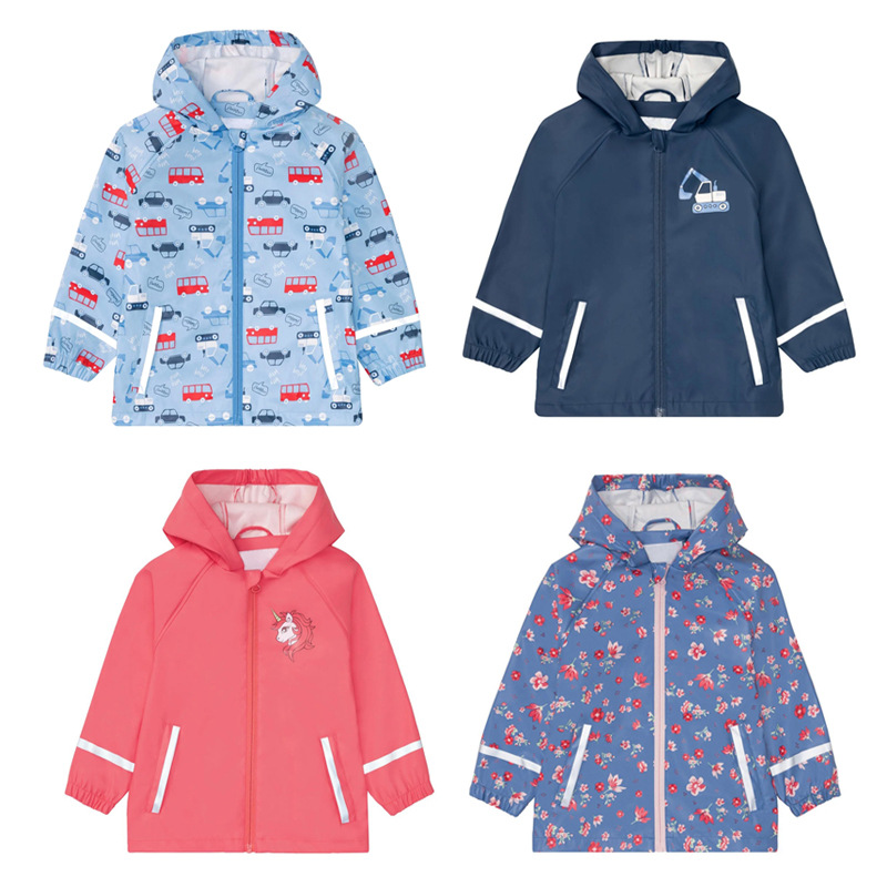 Children's split cartoon raincoat for men and women for early age…