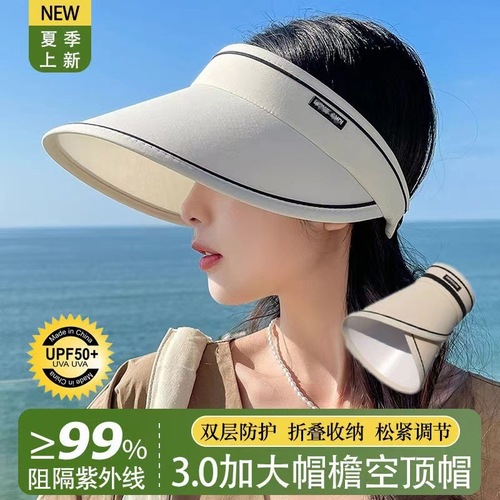 Sun Hat for Women 2024 New Summer UV Sun Protection Wide Brim Hat for Outdoor Activities Face Covering Travel Sun Hat
