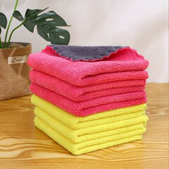 Composite thickened household cleaning absorbent hairless car wash towel soft not damage car paint Kitchen hygiene cleaning cloth