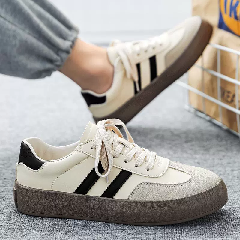 Модные всесезонные универсальные мужские кроссовки с мягкой подошвой, мужские повседневные туфли в немецком ретро-стиле