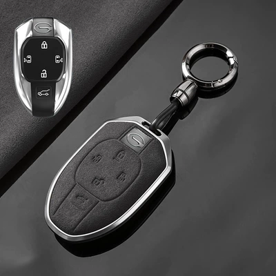 Car key bag, Master gs3 Male gs8 New - chuanqi-c-five-key-tarnish-aluminum-alloy-cement-ash-suede-convenient-buckle