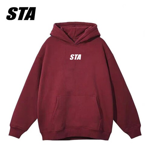 Bestselling STA Hooded Short-Sleeve Sweatshirt for Men and Women, Autumn and Winter, American Style Trend Brand Loose Jacket Hoodie