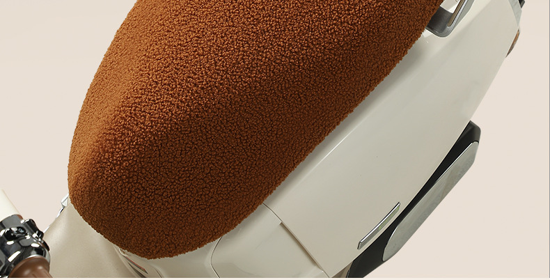 Suitable for Electric Vehicle Seat Cushion Cover, Thick Plush Autumn and Winter Warm and Comfortable Shock-Absorbing Cute High-Value Seat Cushion