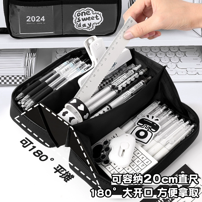 Высококачественный пенал «Вулкан», большой вместительный, устойчивый к пятнам пенал, специальная легкая роскошная и высококачественная сумка для хранения канцелярских принадлежностей для учащихся начальной школы.