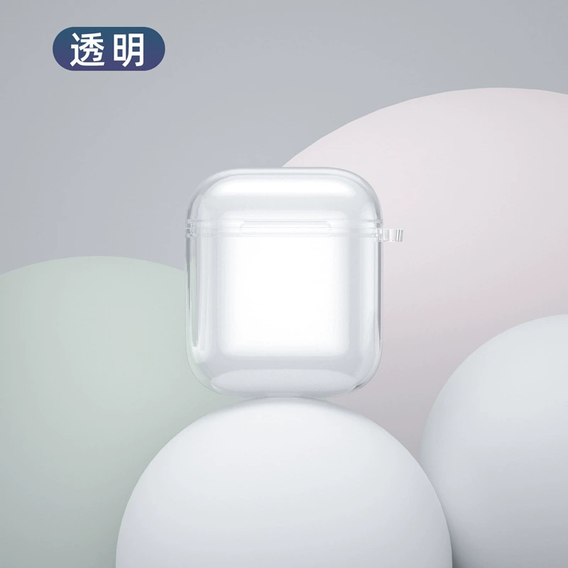 Protective Case (Apple AirPods / AirPods Pro) transparent high-translucency cover, precise cutouts, multi-color
