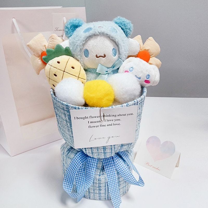 Muñecas Kulomi flores de flores muñecas regalo de cumpleaños para chicas peluche lindo para la novia amiga del maestro día del maestro
