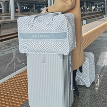 新款时尚旅行包大容量收纳袋衣物整理袋大号棉被袋行李袋 搬家