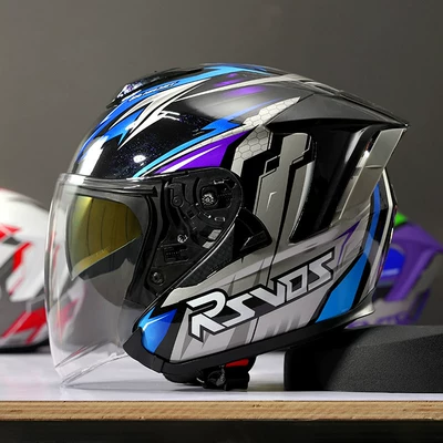 Universal for All Seasons | Motosiklet dəbilqələri - s-ro-5-supersonic-blue-purple