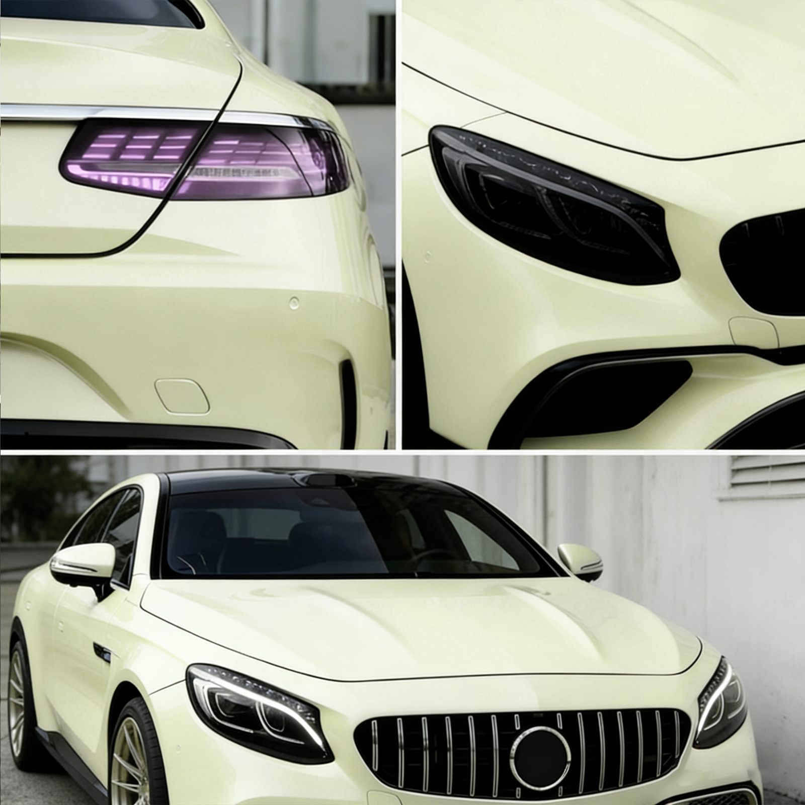 Cross-Border Supply of High-Quality Tpu Color-Changing Film Ppf Crystal Pepper White Car Paint Protection Film Anti-Scratch Self-Healing