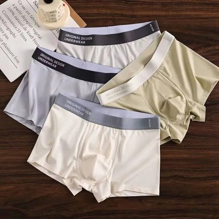 New Men's Underwear Wholesale Boxers Boys Cotton Crotch Trendy Teenager plus size Boxer Shorts