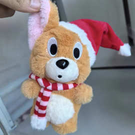 可爱圣诞杰瑞毛绒玩具公仔老鼠玩偶圣诞节礼物外贸跨境批发挂件代