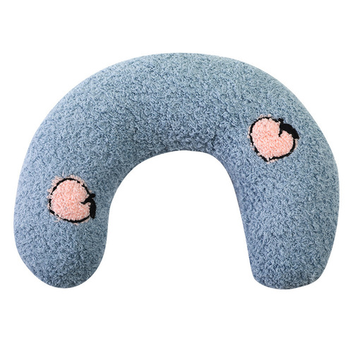 Dog and Cat Deep Sleep Pillow U-shaped Cervical Protection Cat Toy Soft and Comfortable Throw Pillow Pet Supplies