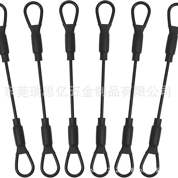 Трос из нержавеющей стали 304, клемма из прессованной алюминиевой втулки, оборудование для освещения, трос с оцинкованным покрытием