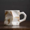 Irregular coffee cup-white