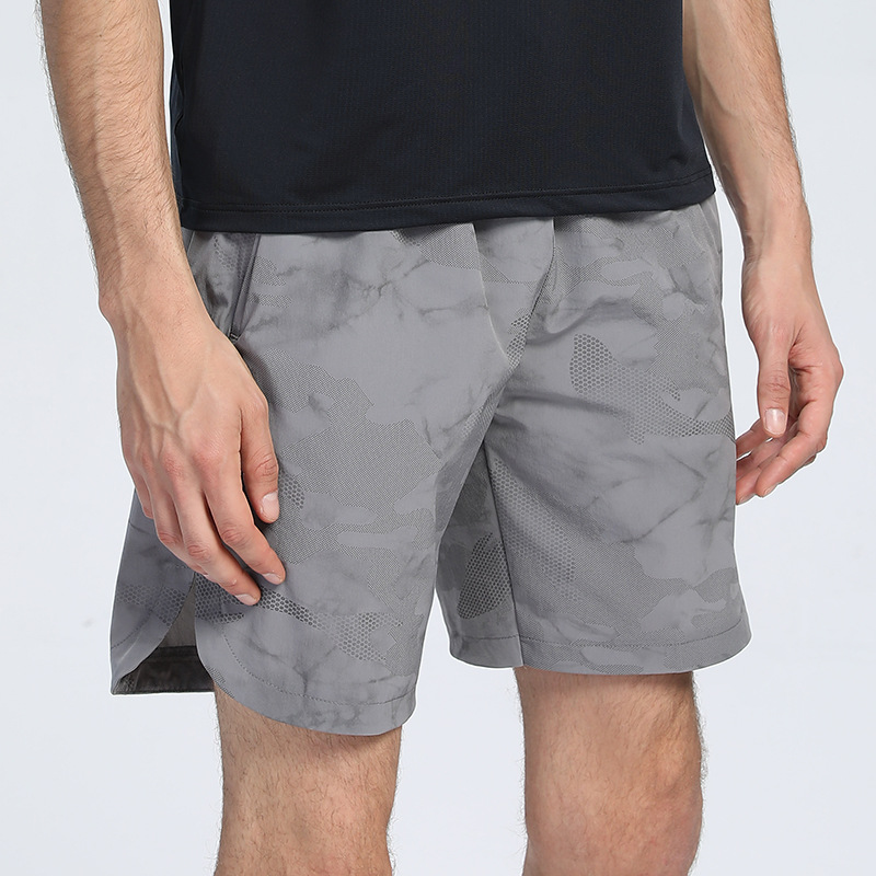 Pantalones cortos deportivos de fitness al aire libre de los hombres de verano moda Pájaro casa casual suelta transpirable pantalones cortos de secado rápido