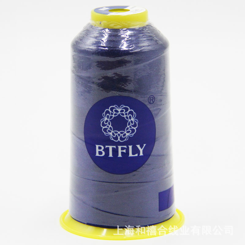 Mariposa marca hilo de bordado 108D / 2 hilo de bordado de poliéster de alta temperatura no desvanecerse calidad ecológica resistente al lavado brillante
