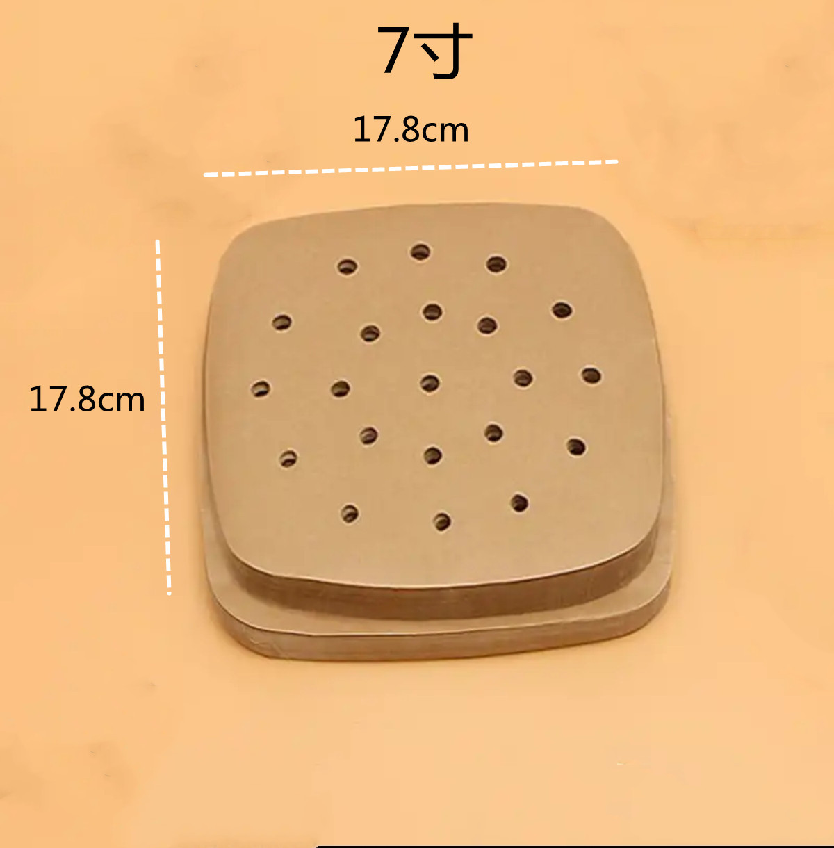 Directo de fábrica freidora aire especial almohadilla de papel cuadrado redondo hogar hornear alta temperatura resistente aceite de silicona de doble cara grado alimenticio