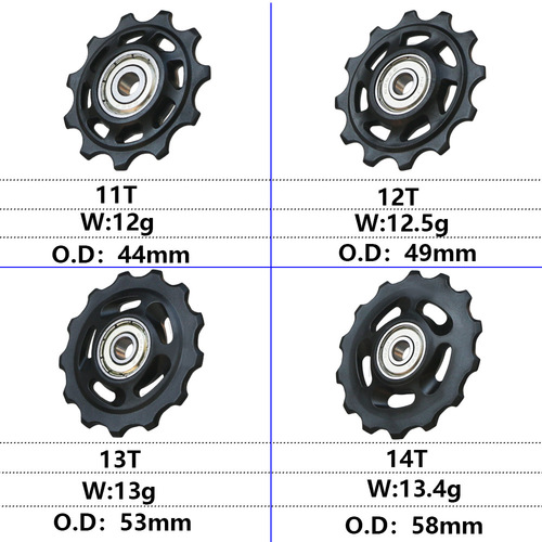 Mountain bike guide wheel, bicycle spare parts 9/10/11 speed, road bike rear derailleur repair parts, bicycle 11/13T