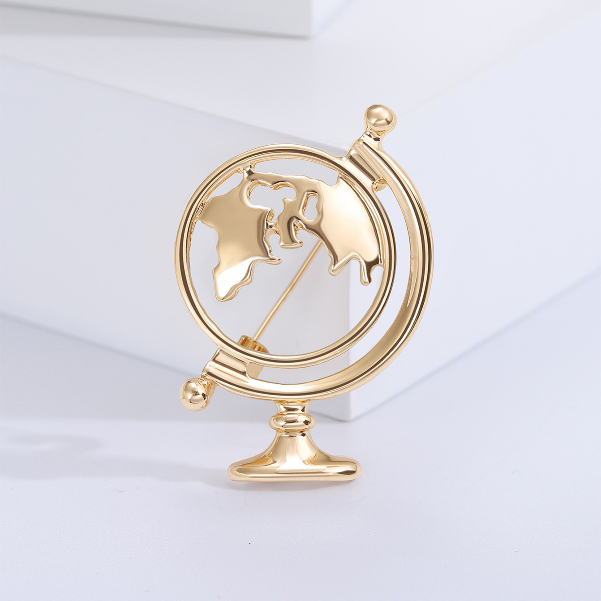 Alloy Material Geometric Pattern Basic Pin Geometric Alloy Plating Unisex Brooches