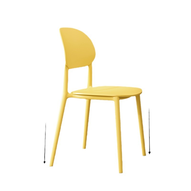 Silla de comedor simple silla de respaldo doméstica silla de escritorio gruesa silla de mesa de comedor nórdica mesa redonda silla de ocio silla de mesa de conferencia silla