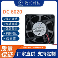 厂家直供直流风扇漆包线纯铜马达含油滚珠轴承6020 5-24V节能静音