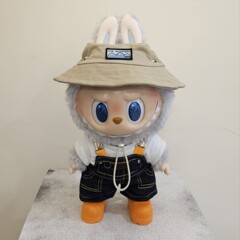 大春野38cm中娃拉布布在家搪胶脸毛绒玩具公仔马卡龙手办批玩偶