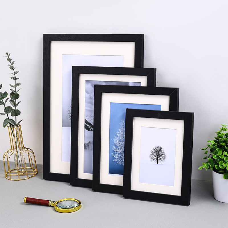 Cross-border factory direct supply Amazon new MDF photo frame transparent 5 pack wholesale diy photo wall combination