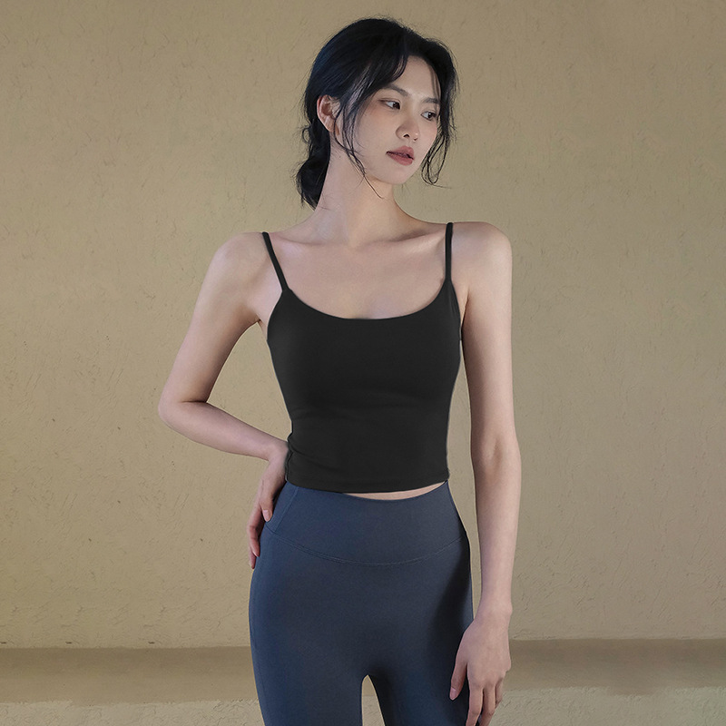 Women's Summer Yoga Tank Top with Chest Pads for Running, Sports Bra with Beautiful Back Design, Pilates Fitness Top Women's Summer Yoga Tank Top with Chest Pads for Running, Sports Bra with Beautiful Back Design, Pilates Fitness Top