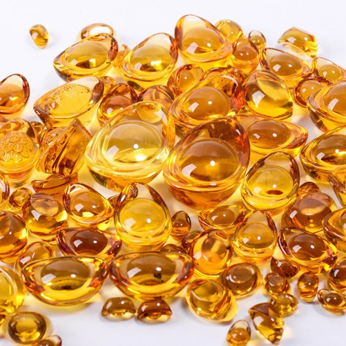 Wholesale crystal ingots, citrine gold ingots big and small gold ingots home decorations glass ingots handicrafts