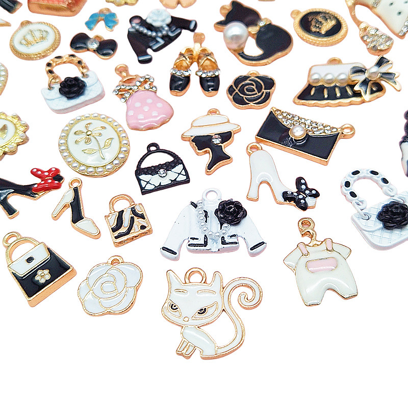 New Oil Dripping Small Fragrance Jewelry Accessories DIY Hairpins Clothing Bags Clogs Mobile Phone Case Accessories