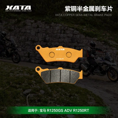 XATA semi-metal brake pads Tormoz supportları - r1250gsrt-19-21-model-rear-1-pair-copper-semi-metal