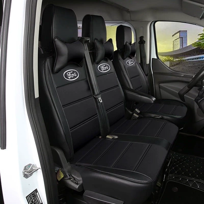 Modelə uyğun (Original) oturacaq örtükləri Transit seat cushions, special seat - 3-seater-all-black-leather-default-item