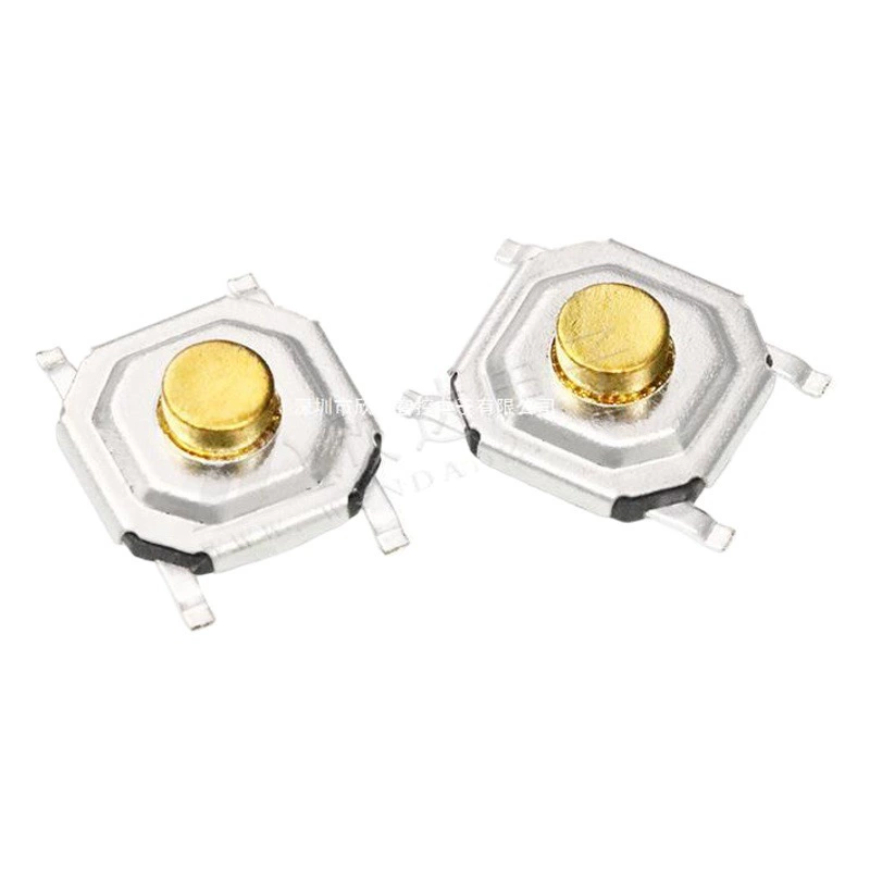 Сенсорный переключатель 4*4*2,0 патч с Медной головкой 4x4x2 мм кнопочный переключатель 4*4 Водонепроницаемый миниатюрный сенсорный переключатель