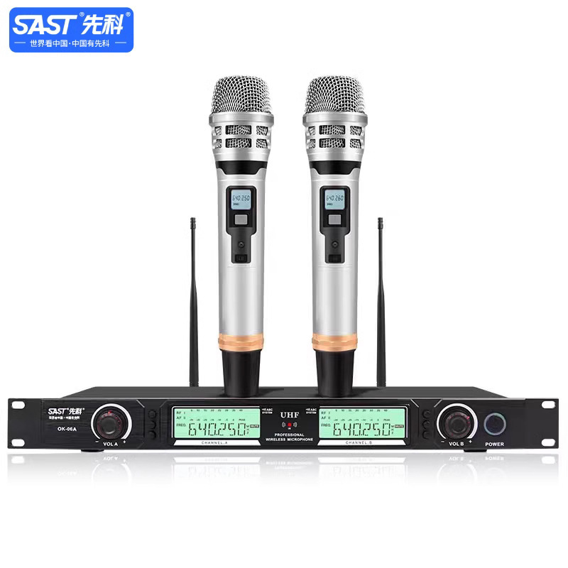 SAST Xianke プロフェッショナルカラオケワイヤレスマイクステージ会議ホーム U セグメントマイク 1 対 2 KTV カラオケ|undefined