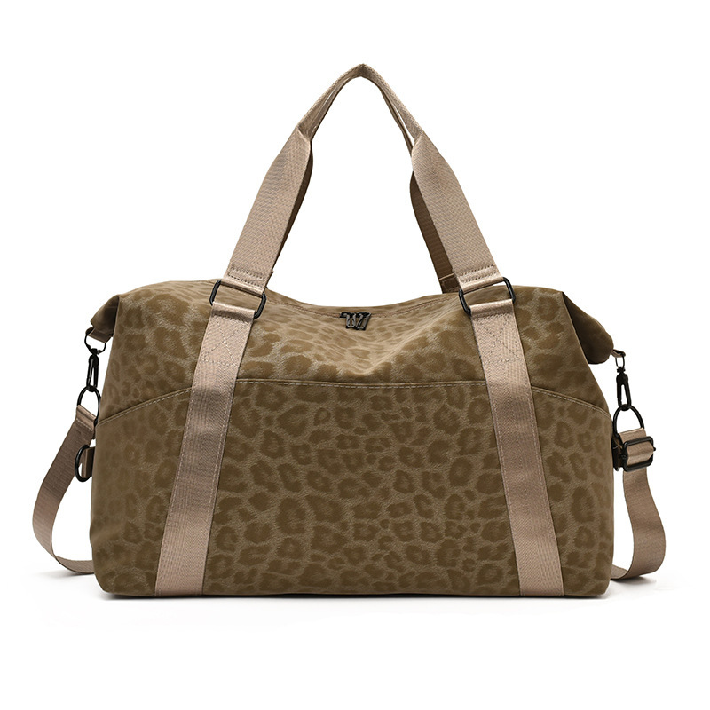 Cross-border large-capacity portable travel bag, leopard print, new lightweight luggage bag, suitable for short trips, business trips, storage, swimming, and fitness Cross-border large-capacity portable travel bag, leopard print, new lightweight luggage bag, suitable for short trips, business trips, storage, swimming, and fitness