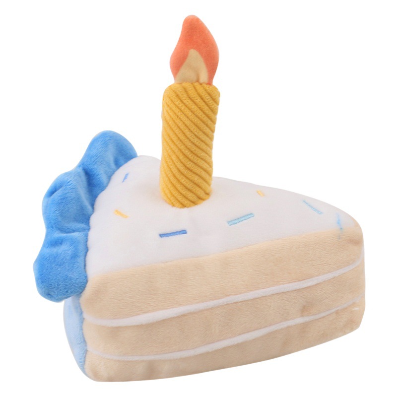 Juguete peluche pastel de cumpleaños, para perro, con sonido, transfronterizo, entrega rápida