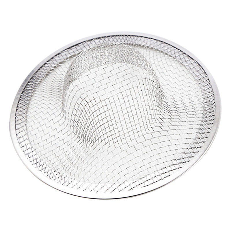 Sewer pool funnel floor drain mesh hat floor drain mesh kitchen sink filter stainless steel slag net