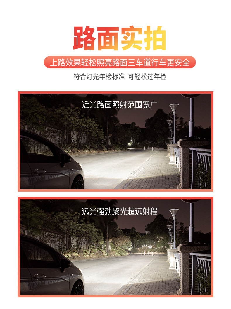 M01J car lens LED headlight lens bulb car motorcycle bulb
