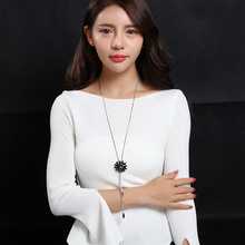 2022年新款時尚毛衣鏈長款簡約項鏈 韓國版時尚大氣配飾搭衛衣