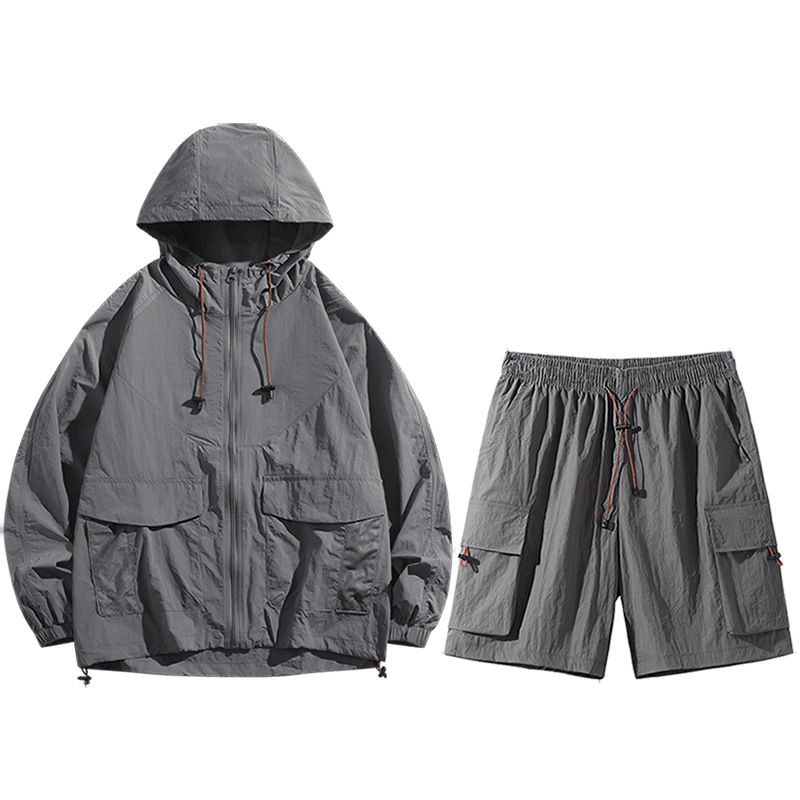 2025 nuevo estilo traje de ropa de protección solar con capucha ropa de piel para hombres pareja ropa de protección solar al aire libre transpirable ropa de piel de pesca para mujeres